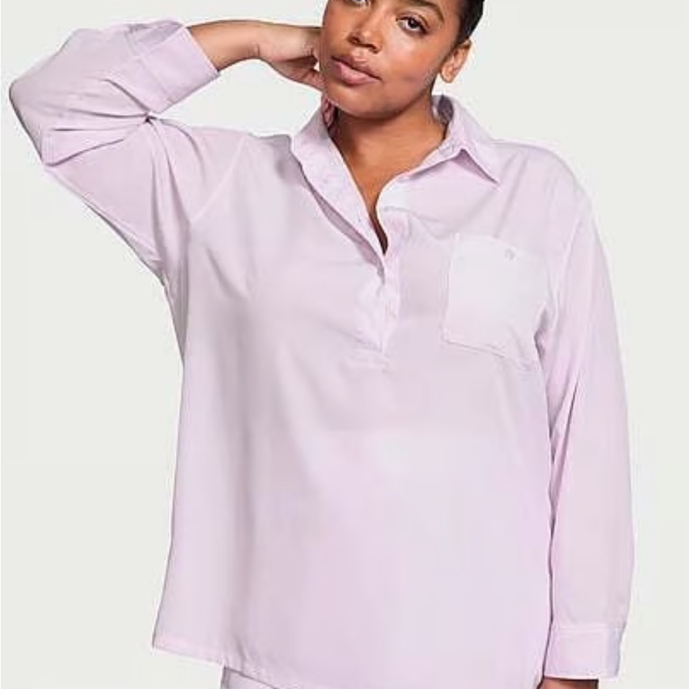 Victoria’s Secret Luxe Crepe Sleep Short Set - Size XL